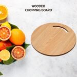 Wooden Round Chopping Board  For Chopping Fruit & Vegetable - Image 3
