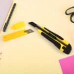 Cutter Knife Set with 1 Replacement Blades, Cutter Knife Advanced Tool (1 Pc / Mix Color) - Image 4