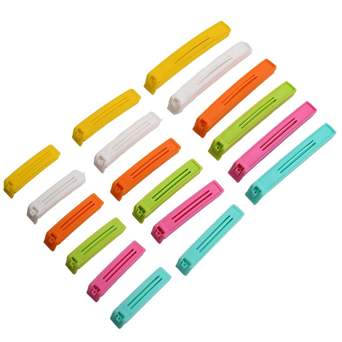 Food Bag Clip Sealer – Airtight Plastic Clips for Snacks, Kitchen & Camping (18 Pc Set) - Image 4