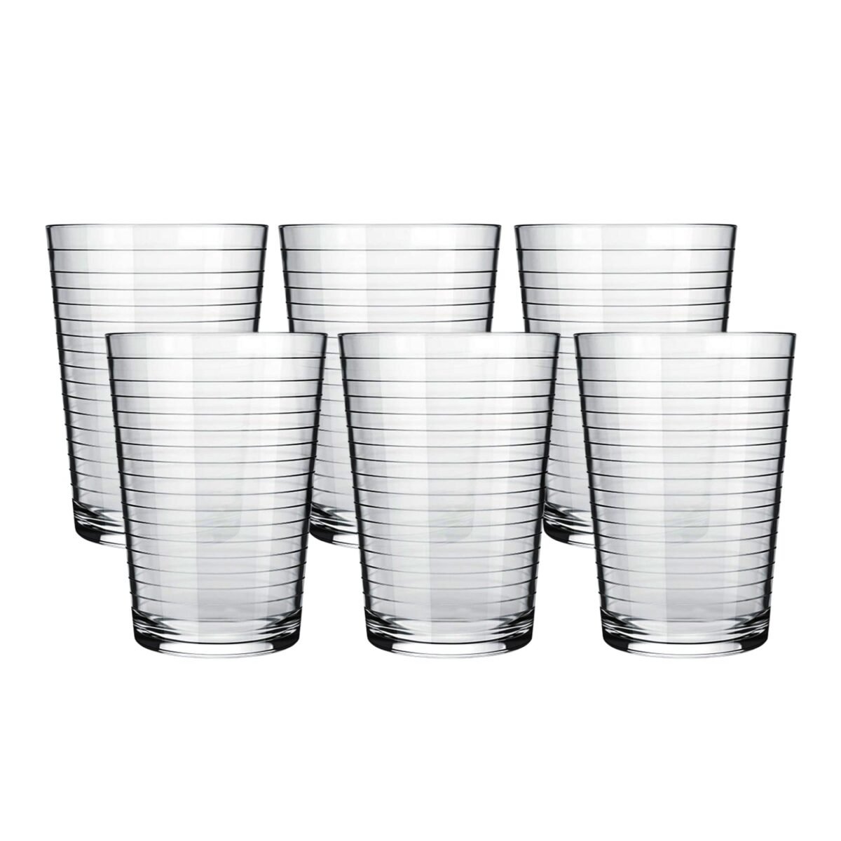 Apex Pyramid Design Unbreakable Plastic Glass – 300 ML - Image 5
