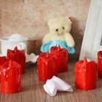 Set of 24 Multicolor Flameless Melted Design Candles for Decoration - Image 5