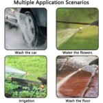 Double Battery 48V Rechargeable Electric, Car Washer Gun (1 Set) - Image 5