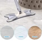 Adjustable 360° Flat Hand Mop: Floors, Walls, Ceilings (Easy Squeeze) - Image 6