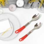 Luxury Cutlery Set for Dining Table Stainless Steel 26-Piece Set With Stand (1 Set - Image 9