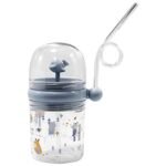Whale Spray Sippy Cup (1 Pc): Straw, Lid, Spill-Proof, Fun Water Play - Image 5
