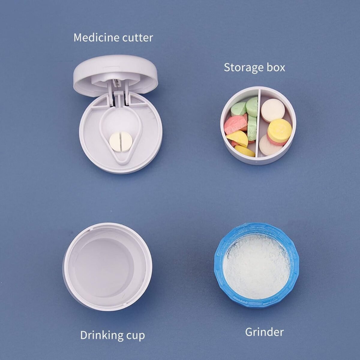 Pill Crusher and Grinder 4 in 1 Pill Crusher - Image 4