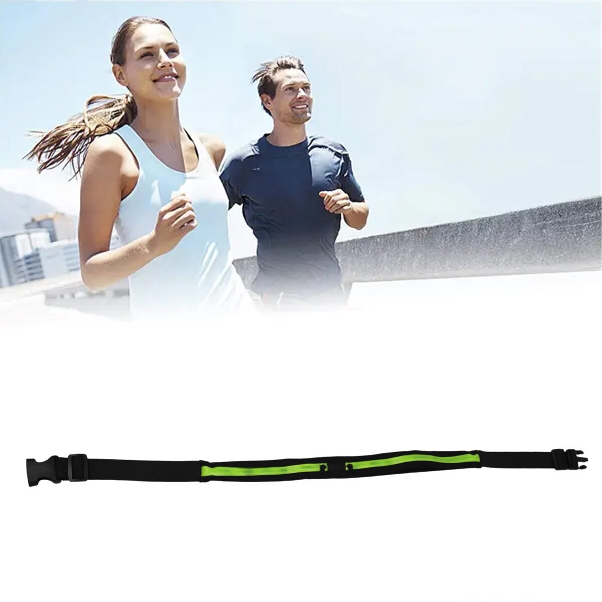 Running Hiking Jogging Walking Reflective Waterproof Waist Bag Compatible Belt Bag - Image 6