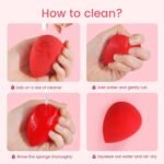 Makeup Sponge for blending liquid Foundations, Powders, and Creams (Multicolor / 1 Pc) - Image 8