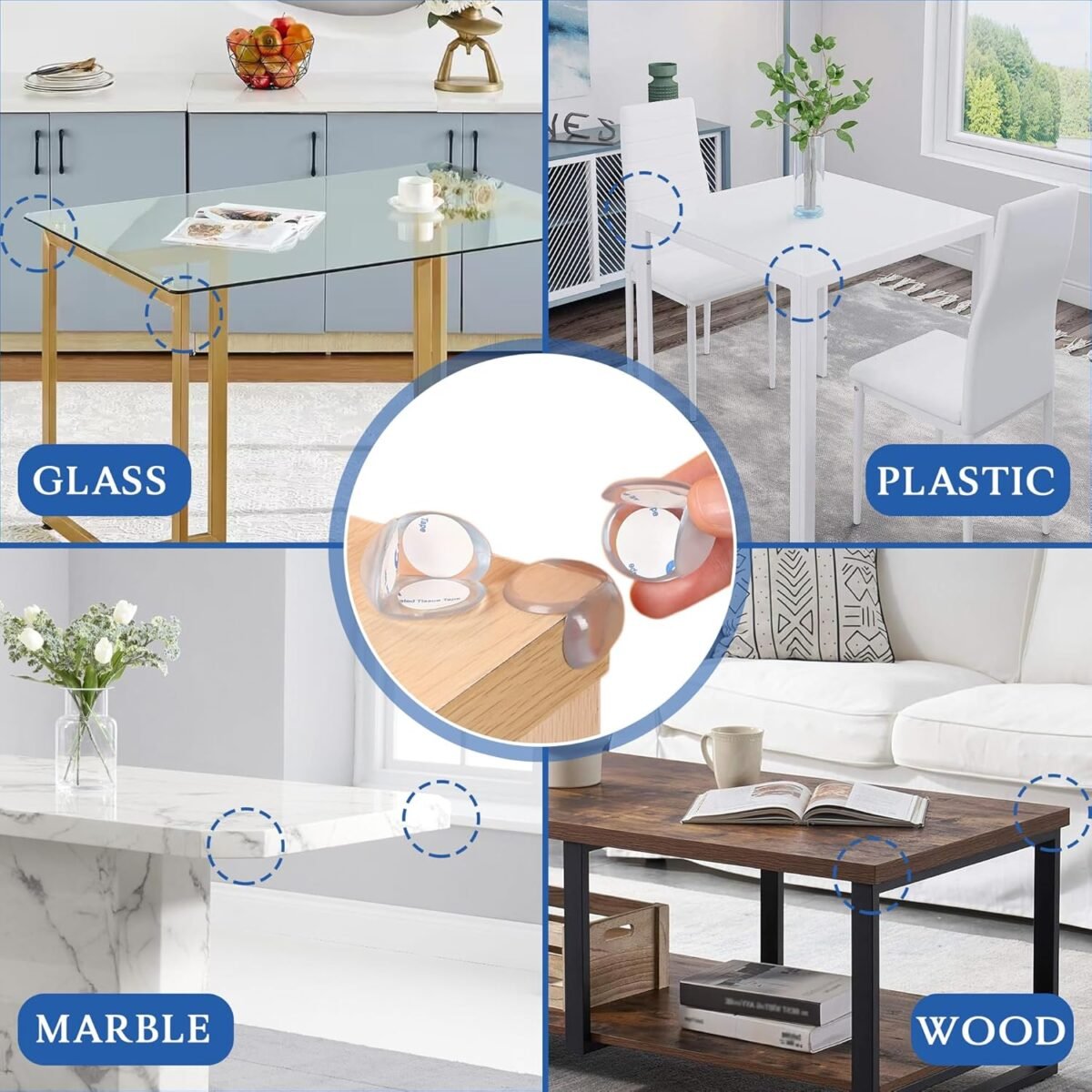 Corner / Edge Guards Clear Corner Protectors (Big 4 Cm / 10 Pcs Set) - Image 6