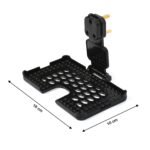 Multi-Purpose Wall Holder Stand for Charging Mobile (Black) - Image 5