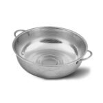 Stainless Steel Colander with Handle, Large Strainer Basket for Kitchen (25.5 cm) - Image 4