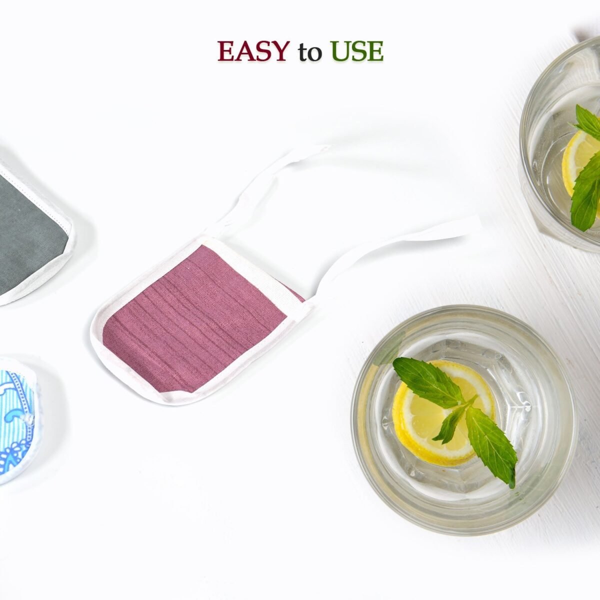 Reusable Cotton Water Filter Cover - Image 2