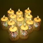 Festive Lighting for Any Occasion: 12 Pack LED Tealight Candles - Image 3