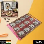 Stainless Steel Agarbatti Stand (12 Pack): Self-Adhesive, Wall Mounted - Image 2