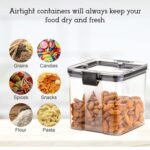 4Pc Square Container 700Ml Used For Storing Types Of Food Stuffs And Items. - Image 7