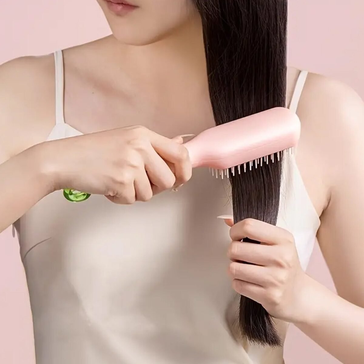 Self-Cleaning Hairbrush – Anti-Static, Detangling, Rotating Massage Comb, Hair accessories - Image 3
