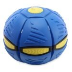 Football Flat Throw Disc - with 3 LED Light Flying Toys - Image 4