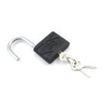 Thickened Black Iron Padlock – Brass Core, Waterproof, Anti-Theft (75/60/32mm) - Image 9
