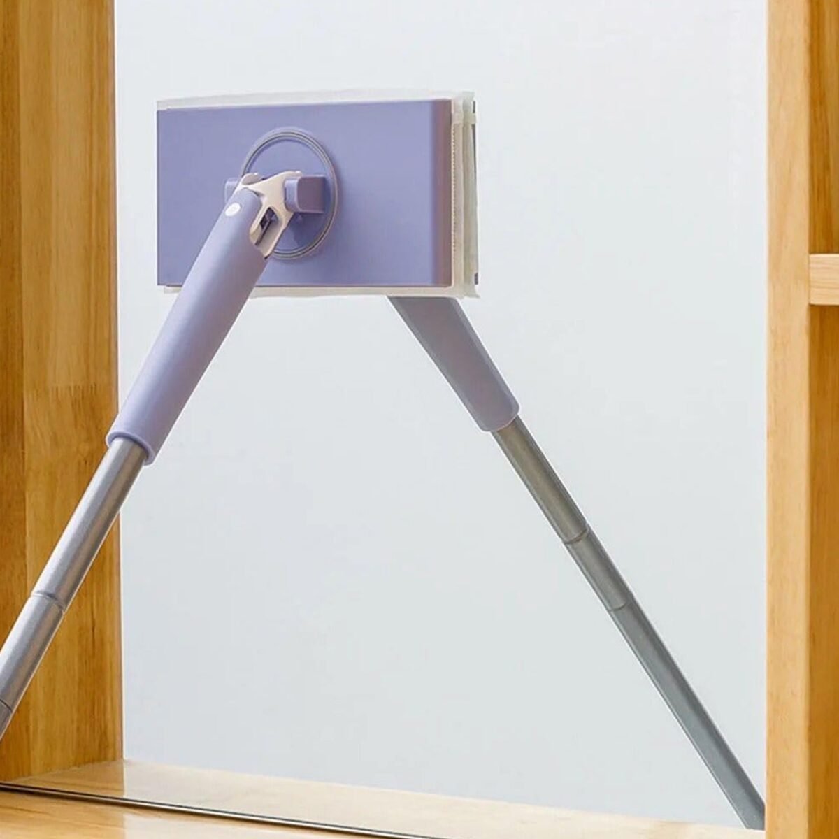 Automatic Cloth Changing Mini Mop with Push Pull Cloth Changing Handle (1 Pc) - Image 7