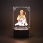 Beautiful 3D Lord Hanuman Frame with soft white light (1 Pc) - Image 3