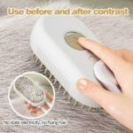 Electric Spray Handle Massage Brush, Hair Removal Brush Steam (1 Pc) - Image 7