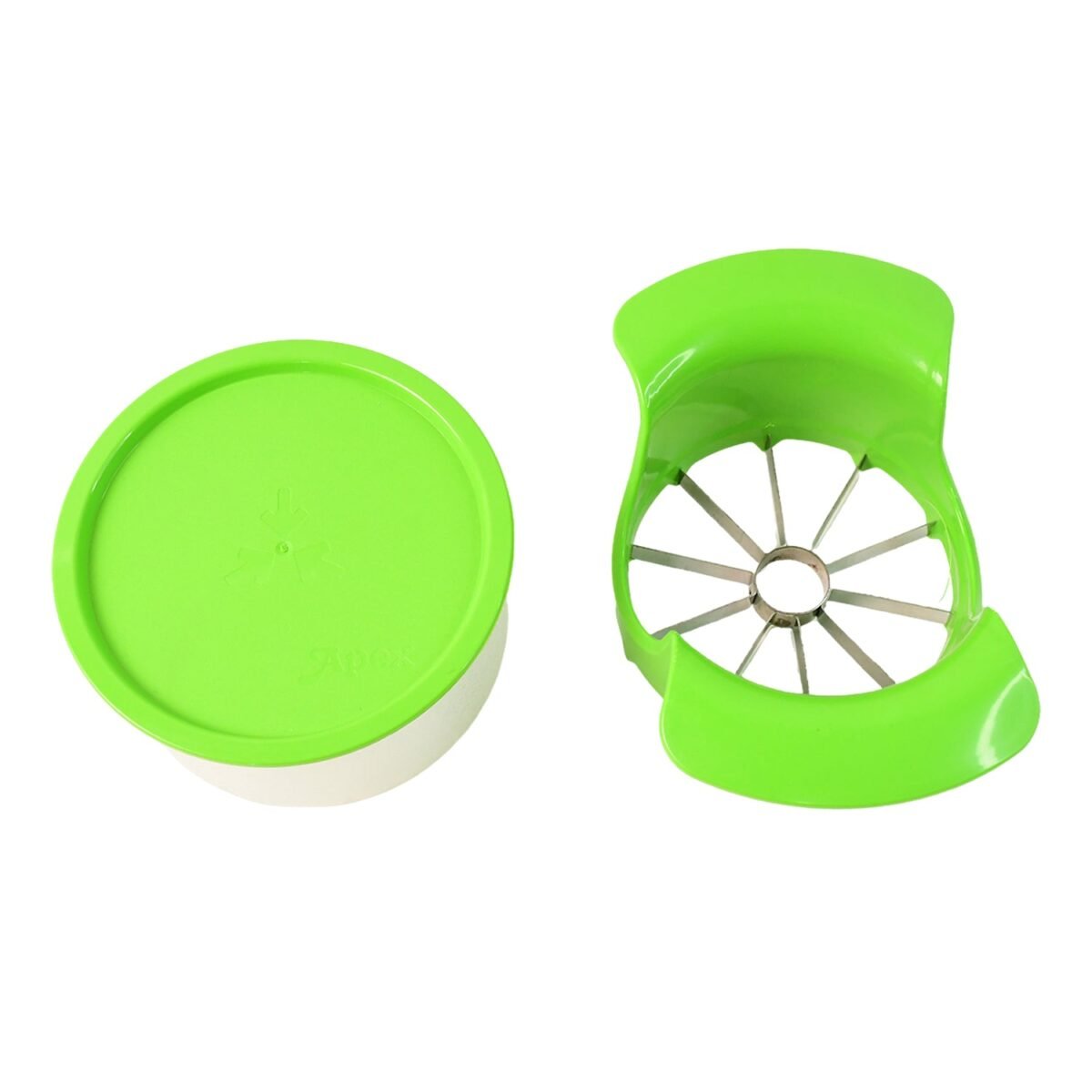 Apex Apple Cutter with Container – Unbreakable ABS Body & Stainless Steel Blades - Image 4