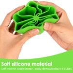 Lemon Shape Flexible Silicone Ice Cube Tray – 8-Slot Round Ice Mold (1 Pc) - Image 4