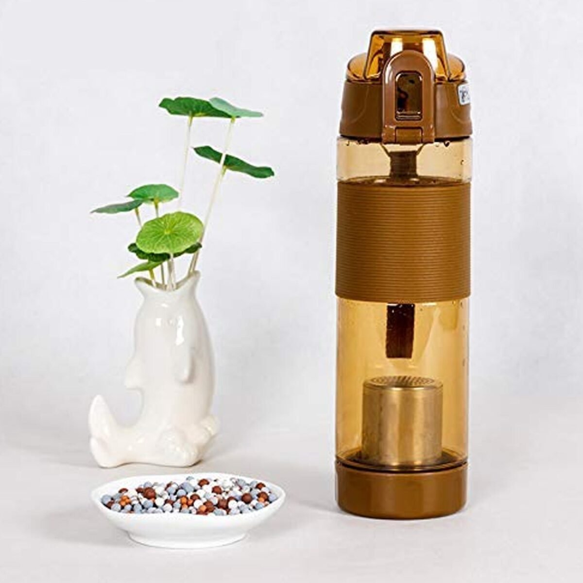 Alkaline Water Bottle, with Food Grade Plastic, Stylish and Portable (Particulates not included) - Image 1