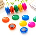 White Board Magnetic Particle Circle 2cm Color Magnetic Nail Household Teaching Magnet Strong Plastic Magnetic Buckle (Pack of 200pc) - Image 6