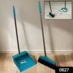Long Handle Dustpan and Brush 2 Piece Set for Sweeping Cleaning Home Office - Image 2