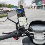 Mobile Phone Holder With Easy Adjustable Rear View Mirror Mount Solid Metal Cradle Stand Suitable for Bike & Mobile Phones - Image 7
