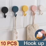 Self-Adhesive Sticky Wall Hooks (10 Pcs) - Image 3