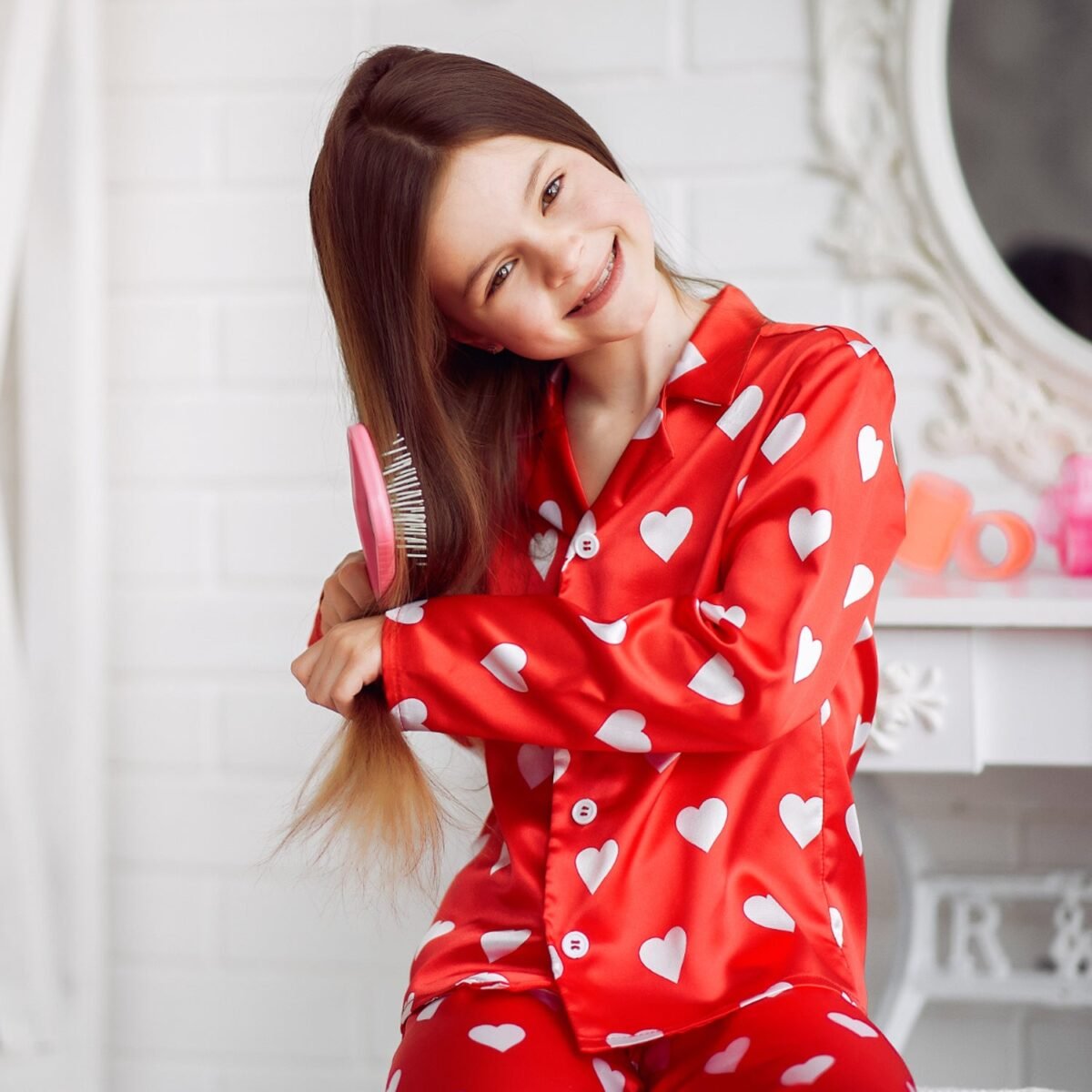 Baby comb and brush hair set (1 Pc / Mix Color), Hair accessories - Image 3