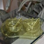 Apple Shape Tray Bowl Used For Serving Snacks And Various Food Stuffs. - Image 9