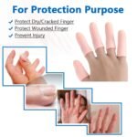 Finger Caps, Silicone Finger Protectors Sleeves (Finger Cots / 5 Pcs Set) - Image 3