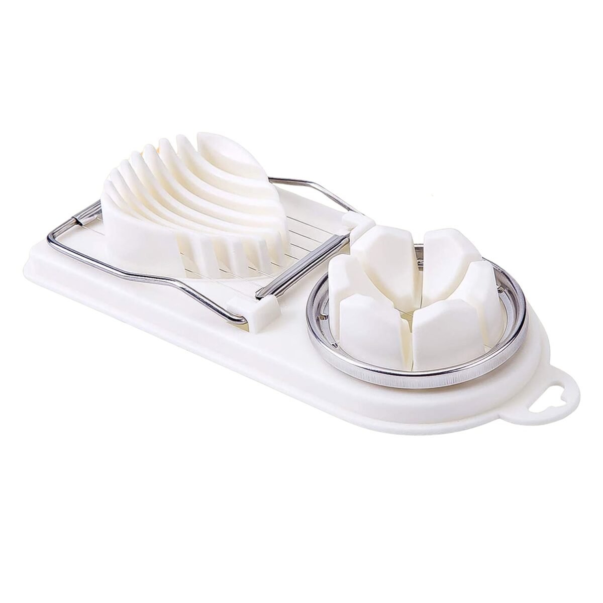 2 In 1 Egg Slicer, Egg Cutter For Hard Boiled Eggs - Image 1