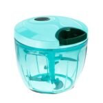 Manual Stainless Steel Vegetable Chopper – Compact, Extra Sharp with 5 Blades