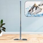 Adjustable 360° Flat Hand Mop: Floors, Walls, Ceilings (Easy Squeeze)