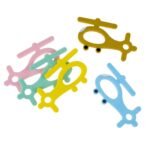 Silicone Helicopter Shape Teether for Baby (1 Pc / Mix Color) - Image 4