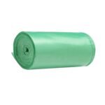 Green Compostable Corn Starch Garbage Bags (17" x 19")