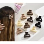 Plastic Small Hair Clips for Girls Kids Hair Accessories (3 Pcs Set / Mix Color & Design) - Image 8