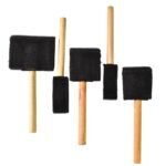 Multipurpose Sponge Brushes for Painting with Wooden Handles - Image 5
