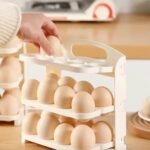 Plastic Foldable Egg Tray | 24 Grid Egg Storage Box (1 Pc) - Image 4