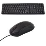 Wired USB Keyboard 107 Keys & Mouse Set (2 Pc Set)