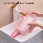 Cosmetic Pouch, Make up Bag for Home & Travel, Toiletry Bag for Cosmetics, Brushes, Accessories Set of 3 Small, Medium & Big - Wash Bag - Image 6