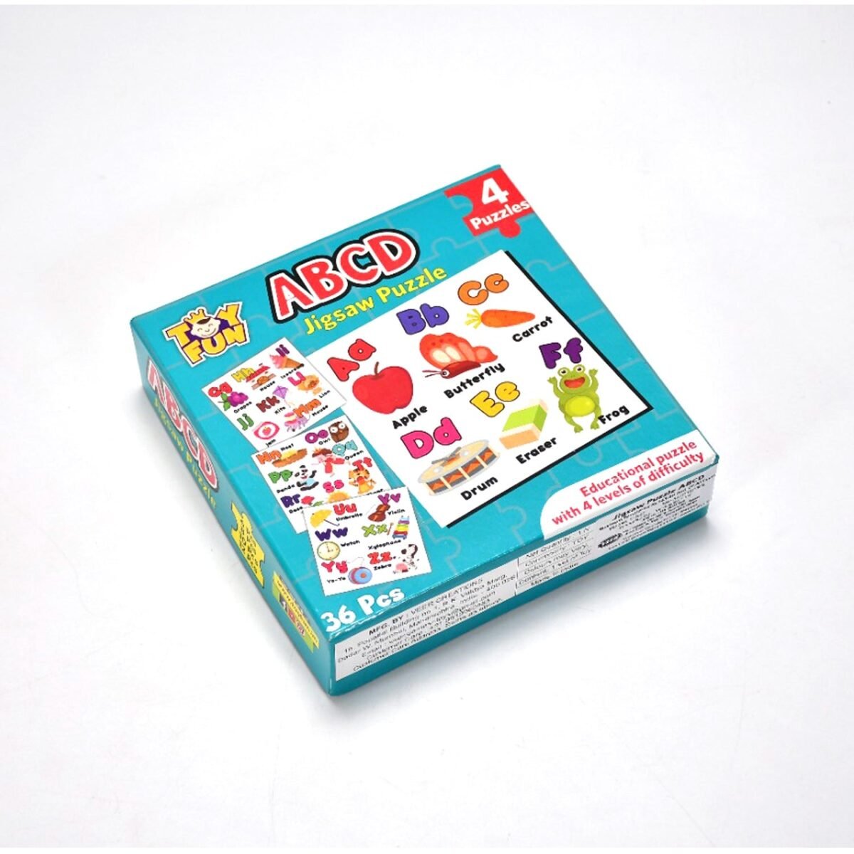 ABC Jigsaw Puzzle Toy for Children (4-Pcs Pack) - Image 4