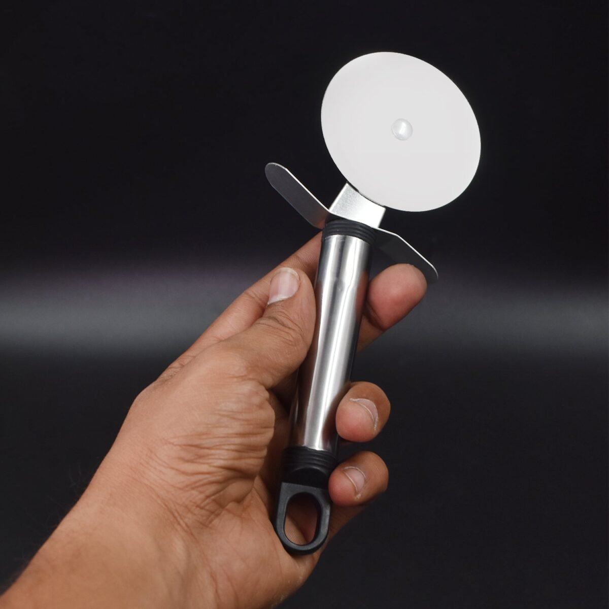 Stainless Steel Pizza Cutter, Pastry Cake Slicer, Sharp, Wheel Type - Image 1