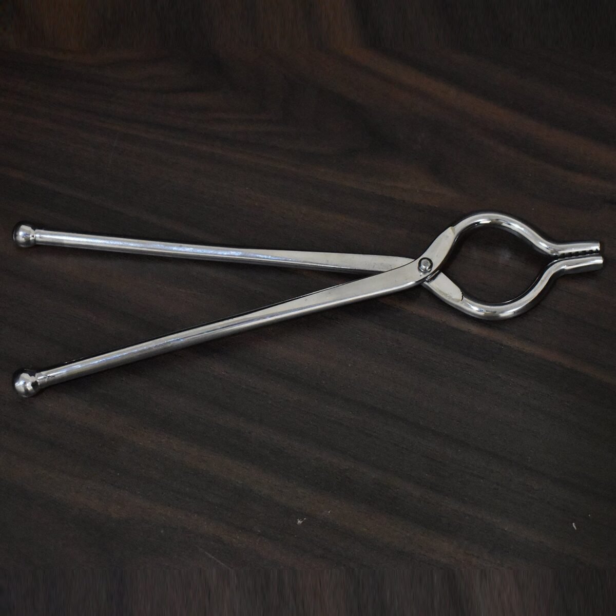 Ganesh Premium Quality Unbreakable Stainless Steel Goti Sandsi / Sansi / Pakkad / Pincer / Chimta / Tongs / Utensil Holder Smart Kitchen Tool - 8mm - Image 1