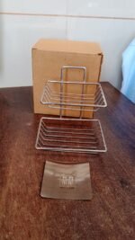 Kitchen Bathroom Soaps Storage Rack with 2 Hook for Home - Image 8