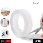 Double Sided Nano Adhesive Tape, 3 meter Washable Traceless Nano Gel Tape, Multipurpose - Image 2